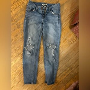 Refuge Distressed Denim Skinny Jeans